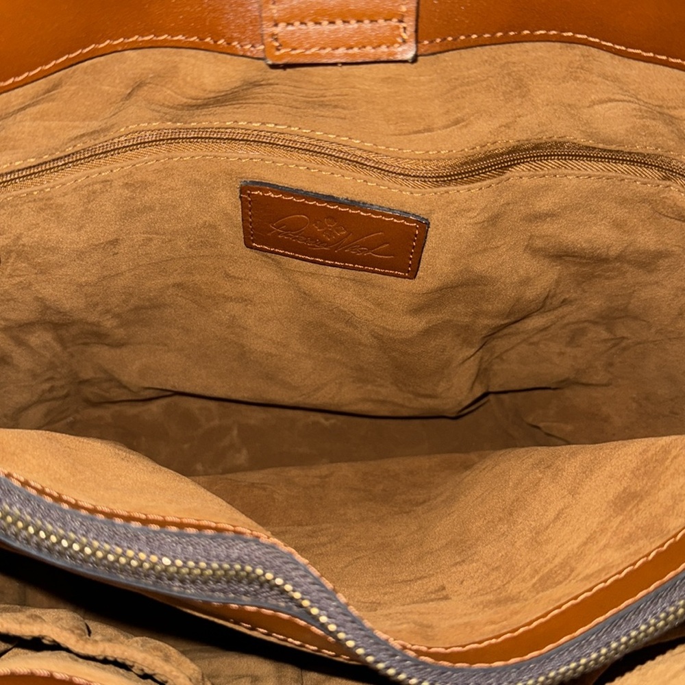Patricia Nash leather tote with dust bag - Picture 17 of 17